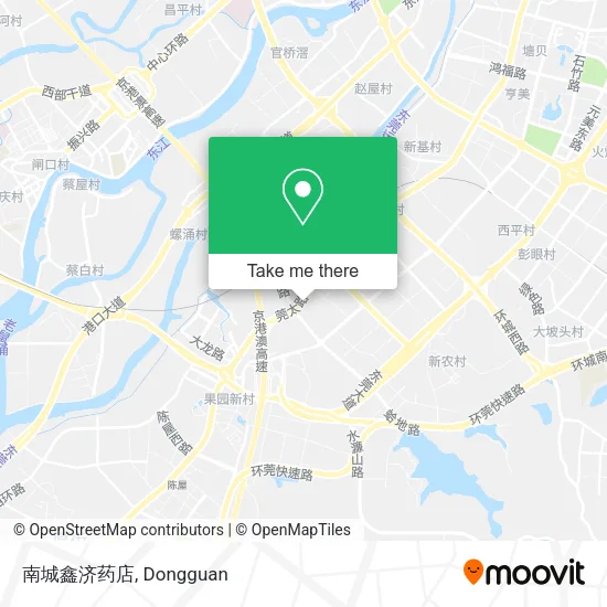 南城鑫济药店 map