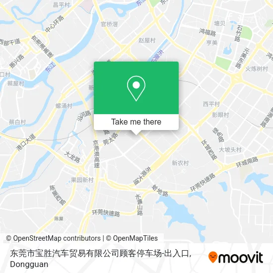 东莞市宝胜汽车贸易有限公司顾客停车场-出入口 map
