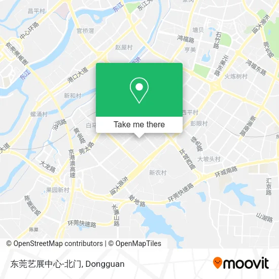 东莞艺展中心-北门 map