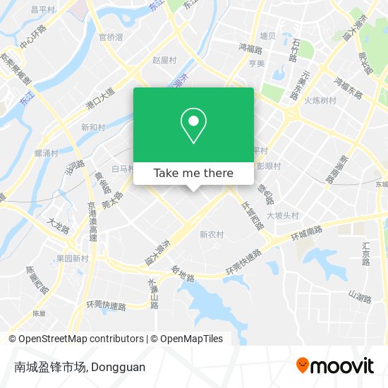 南城盈锋市场 map