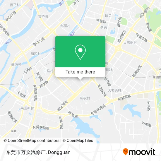 东莞市万众汽修厂 map