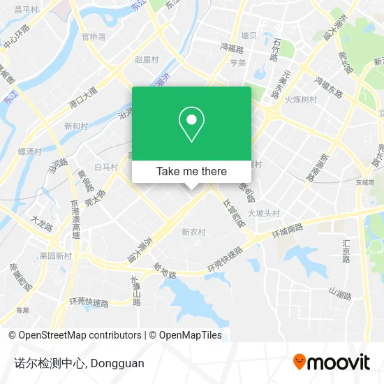 诺尔检测中心 map