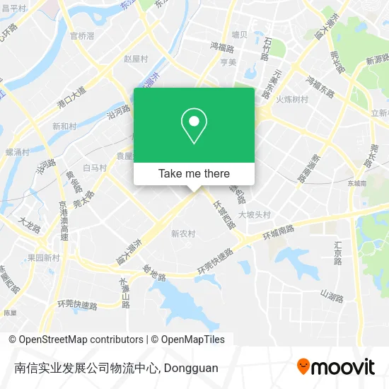 南信实业发展公司物流中心 map