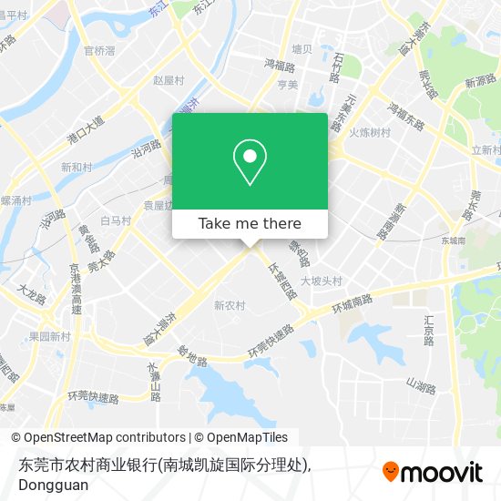 东莞市农村商业银行(南城凯旋国际分理处) map