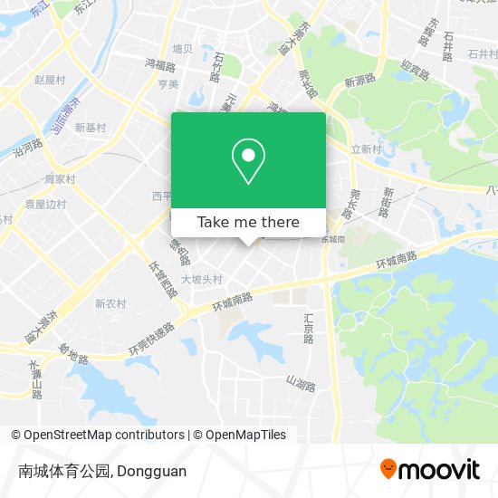 南城体育公园 map