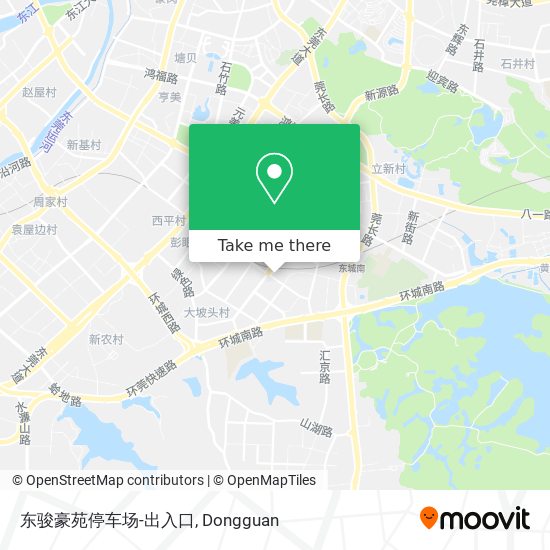 东骏豪苑停车场-出入口 map