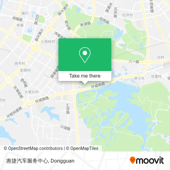 惠捷汽车服务中心 map