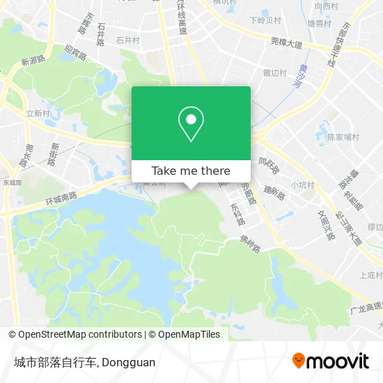 城市部落自行车 map