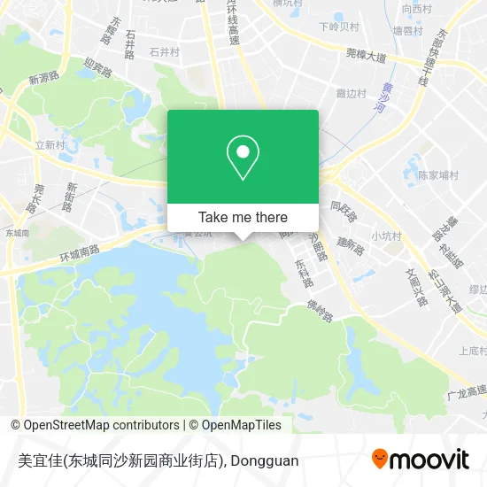美宜佳(东城同沙新园商业街店) map
