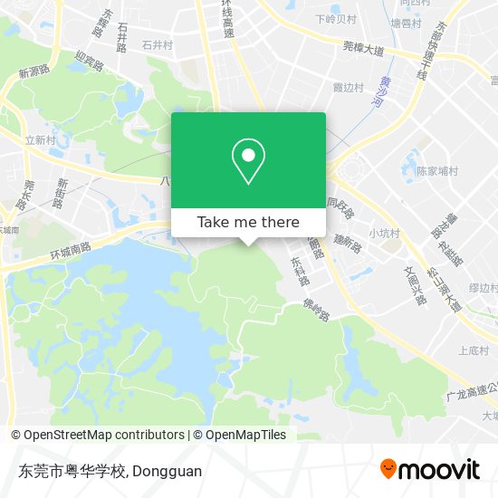 东莞市粤华学校 map