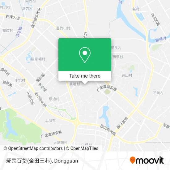 爱民百货(金田三巷) map