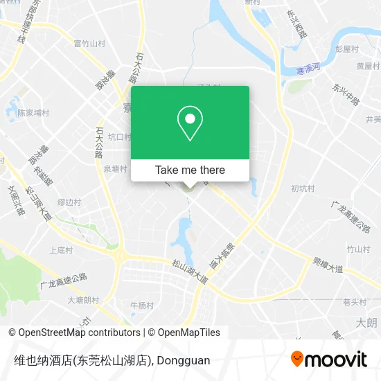维也纳酒店(东莞松山湖店) map