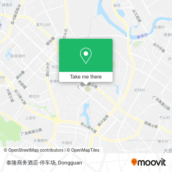 泰隆商务酒店-停车场 map