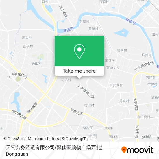 天宏劳务派遣有限公司(聚佳豪购物广场西北) map