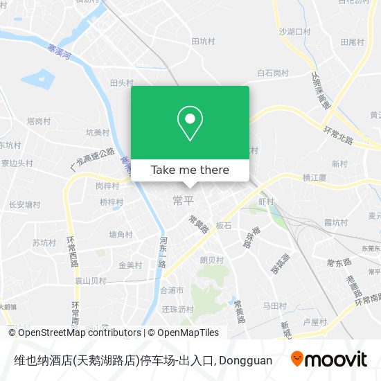 维也纳酒店(天鹅湖路店)停车场-出入口 map