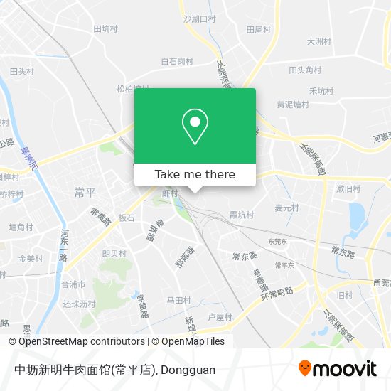 中坜新明牛肉面馆(常平店) map