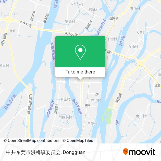 中共东莞市洪梅镇委员会 map