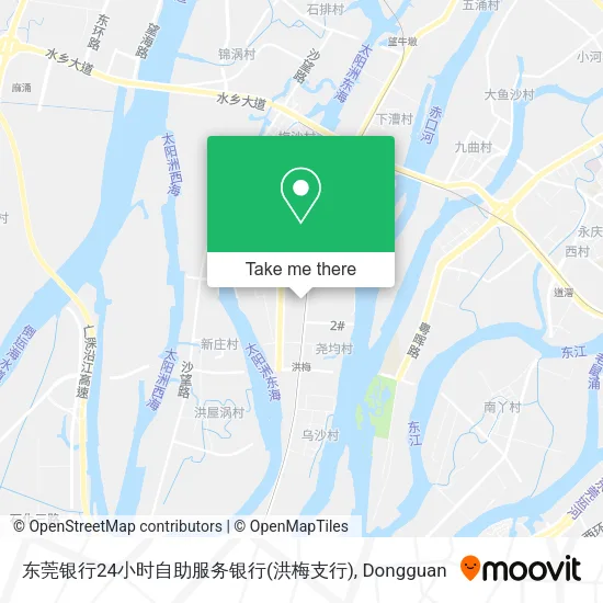 东莞银行24小时自助服务银行(洪梅支行) map