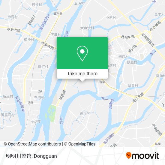 明明川菜馆 map