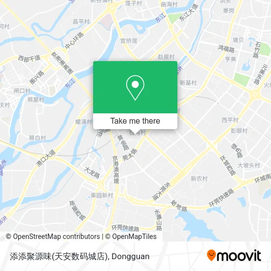 添添聚源味(天安数码城店) map