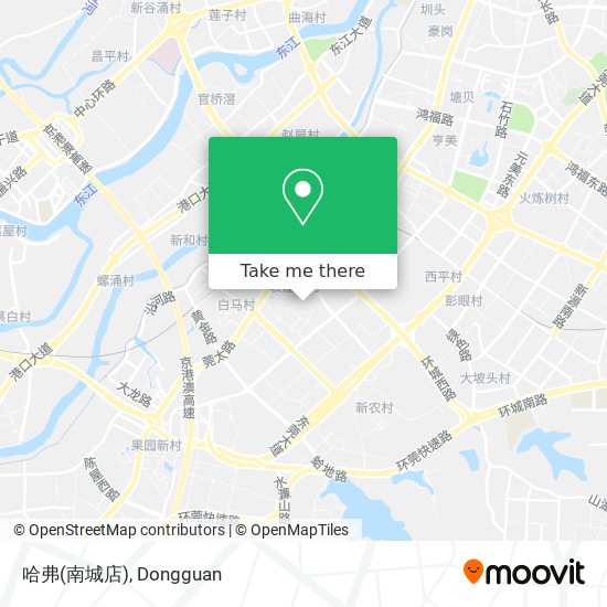 哈弗(南城店) map