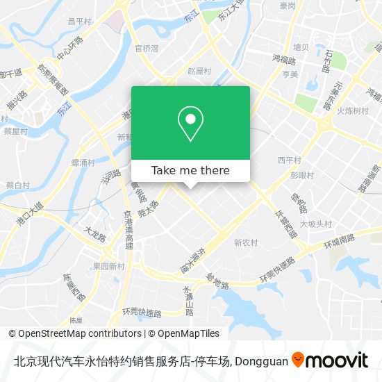 北京现代汽车永怡特约销售服务店-停车场 map