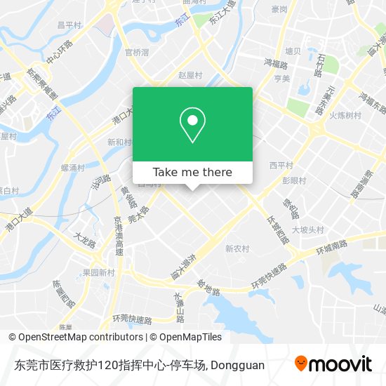 东莞市医疗救护120指挥中心-停车场 map