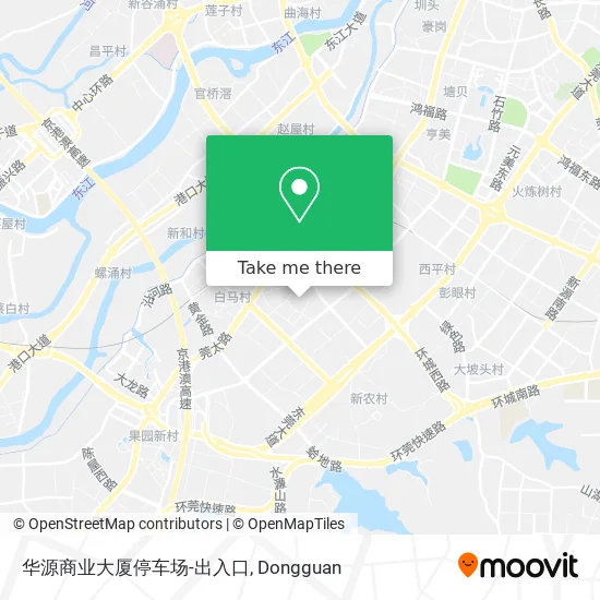 华源商业大厦停车场-出入口 map