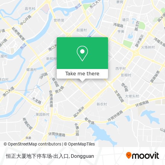 恒正大厦地下停车场-出入口 map