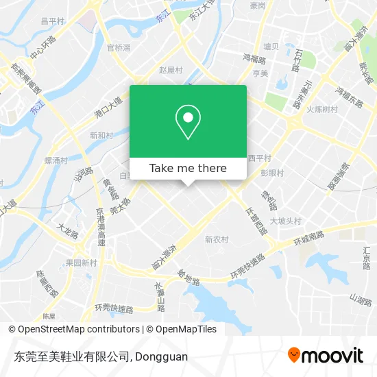东莞至美鞋业有限公司 map