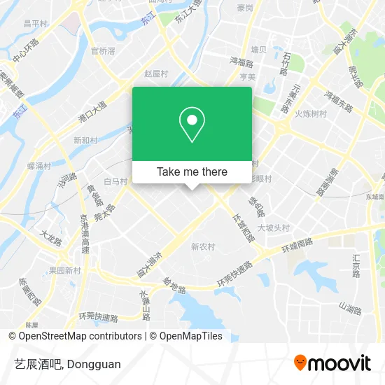 艺展酒吧 map