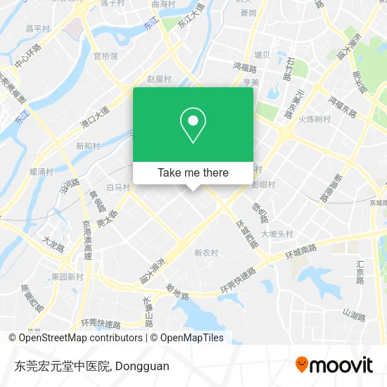 东莞宏元堂中医院 map