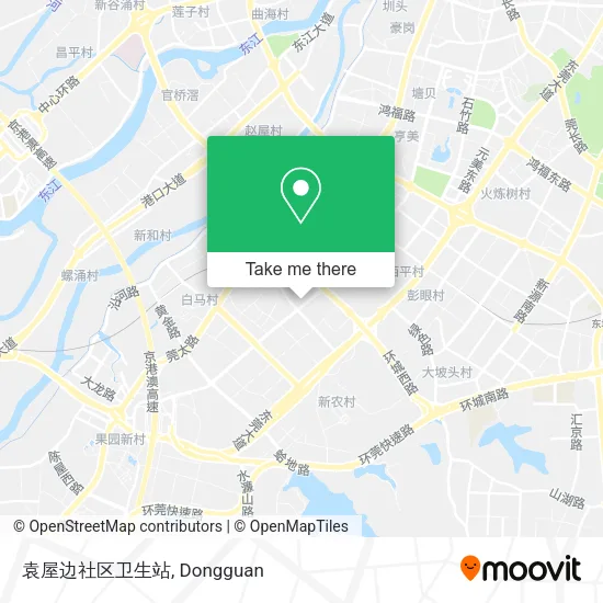 袁屋边社区卫生站 map