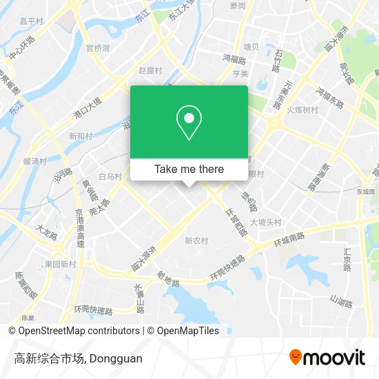 高新综合市场 map