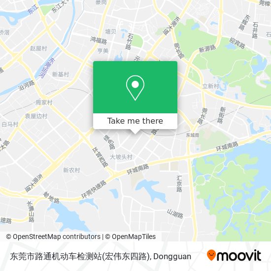 东莞市路通机动车检测站(宏伟东四路) map
