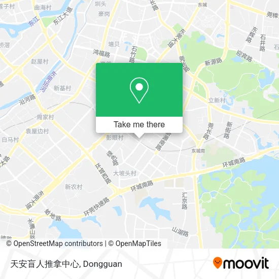 天安盲人推拿中心 map
