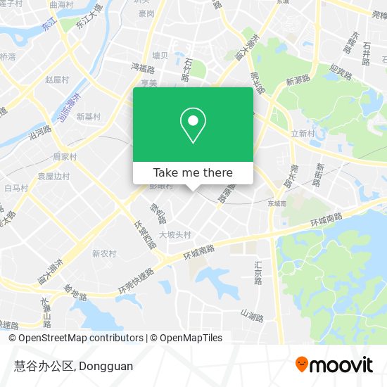 慧谷办公区 map
