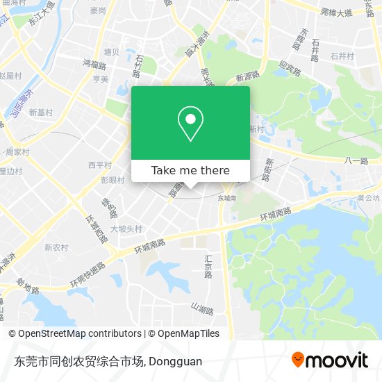 东莞市同创农贸综合市场 map