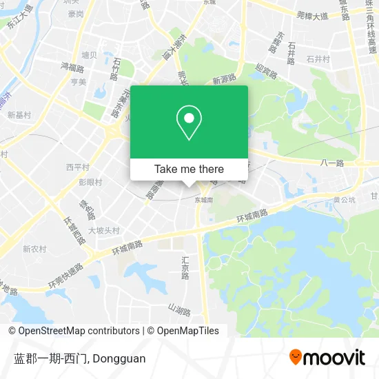 蓝郡一期-西门 map