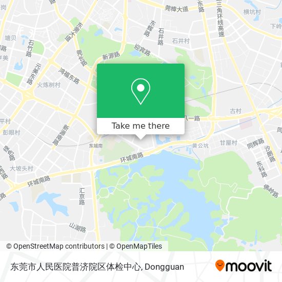 东莞市人民医院普济院区体检中心 map