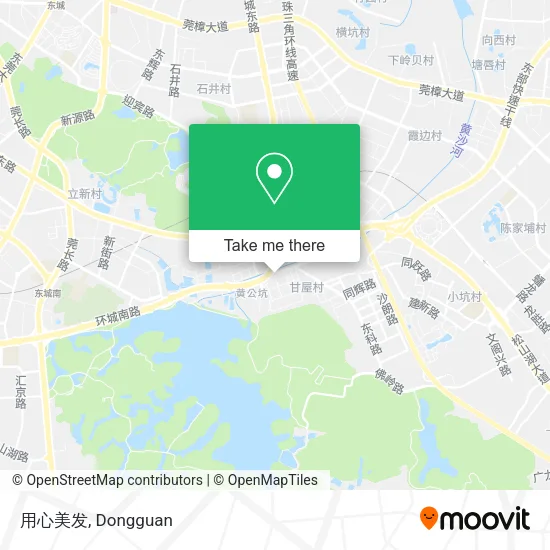 用心美发 map