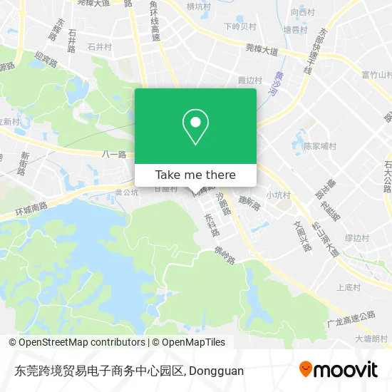 东莞跨境贸易电子商务中心园区 map