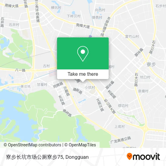 寮步长坑市场公厕寮步75 map