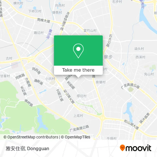 雅安住宿 map