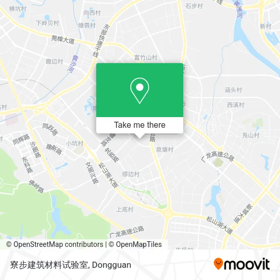 寮步建筑材料试验室 map