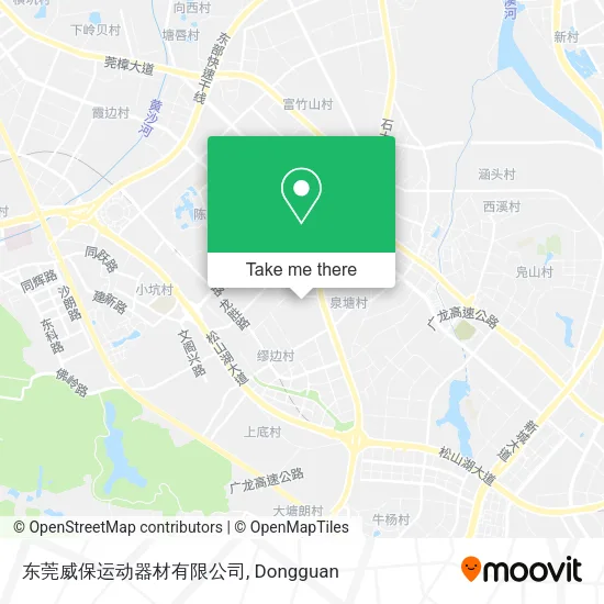 东莞威保运动器材有限公司 map