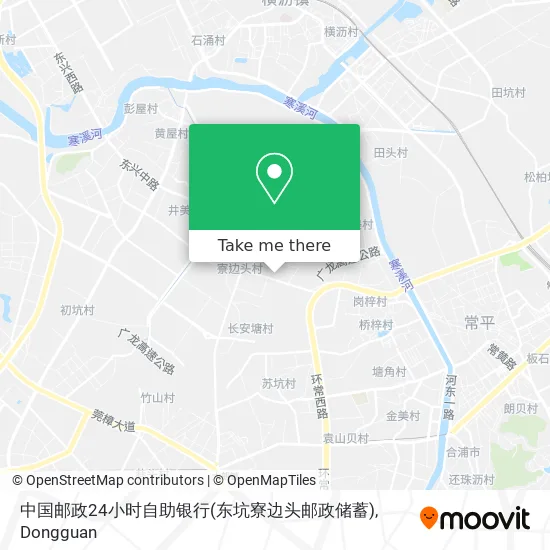 中国邮政24小时自助银行(东坑寮边头邮政储蓄) map