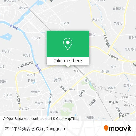 常平半岛酒店-会议厅 map