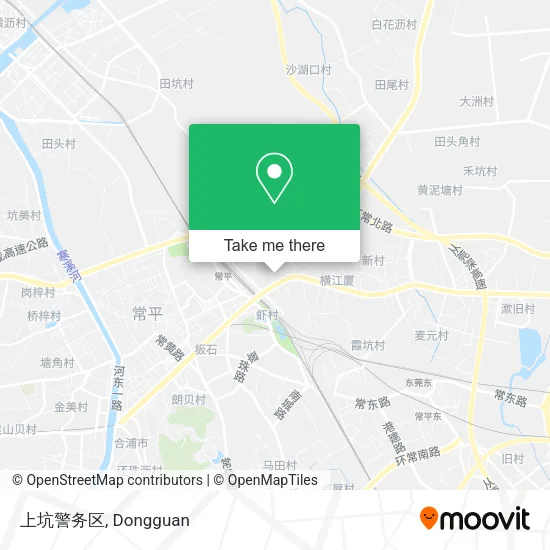上坑警务区 map