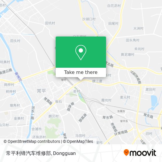 常平利锋汽车维修部 map